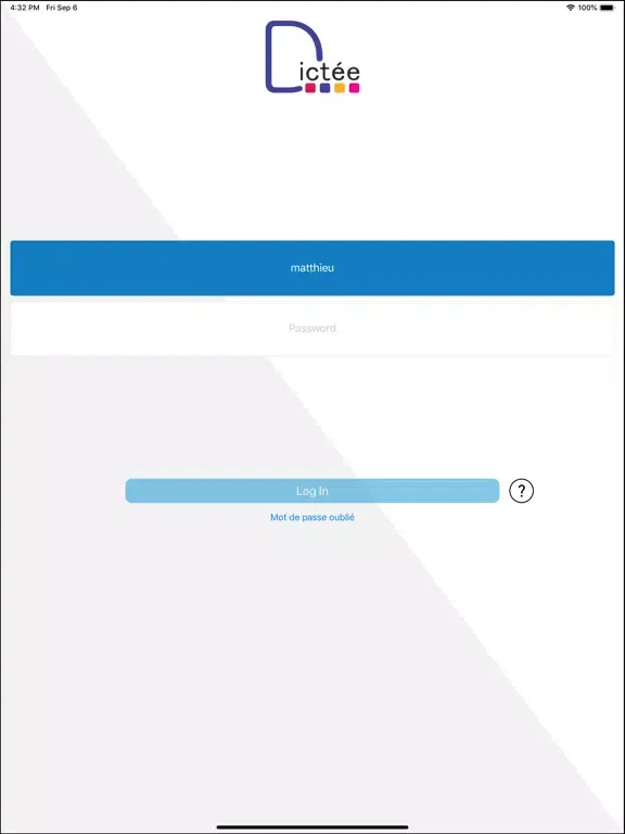 ภาพหน้าจอของ Dictée Vocale JPL Systèmes iPad 