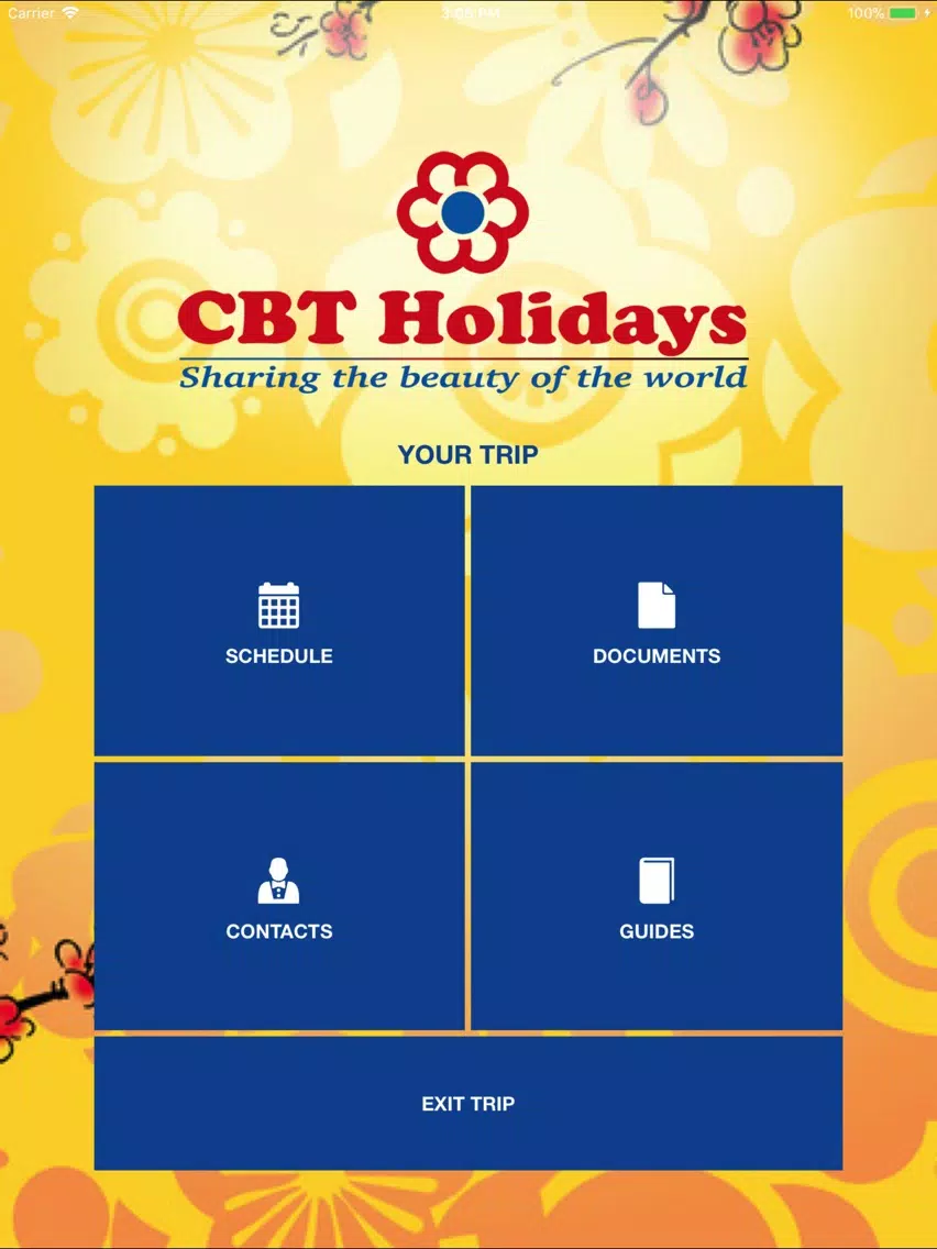 Zrzuty ekranu CBT Holidays iPad 
