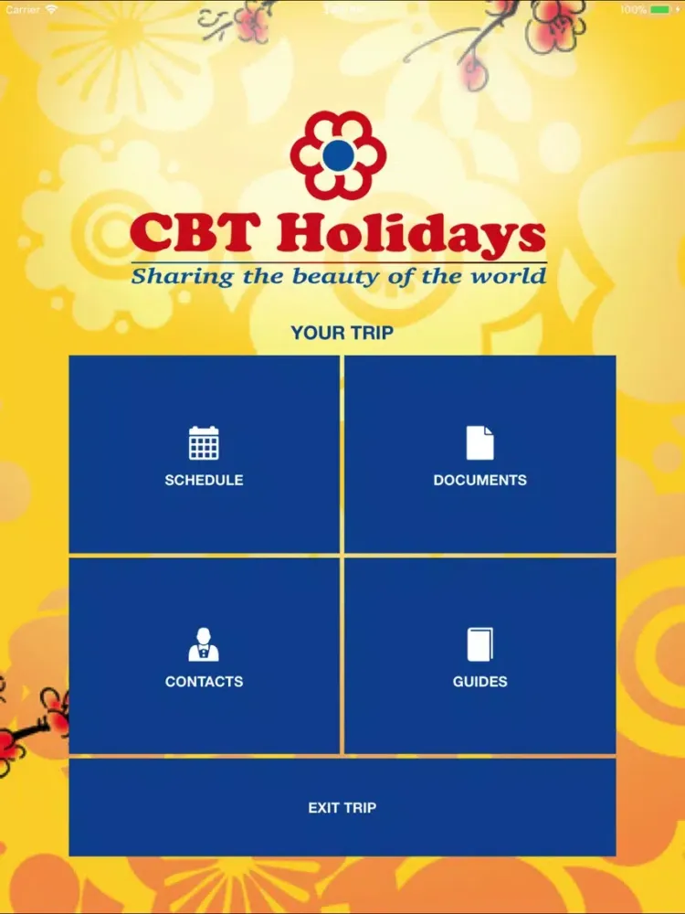 ภาพหน้าจอของ CBT Holidays iPad 