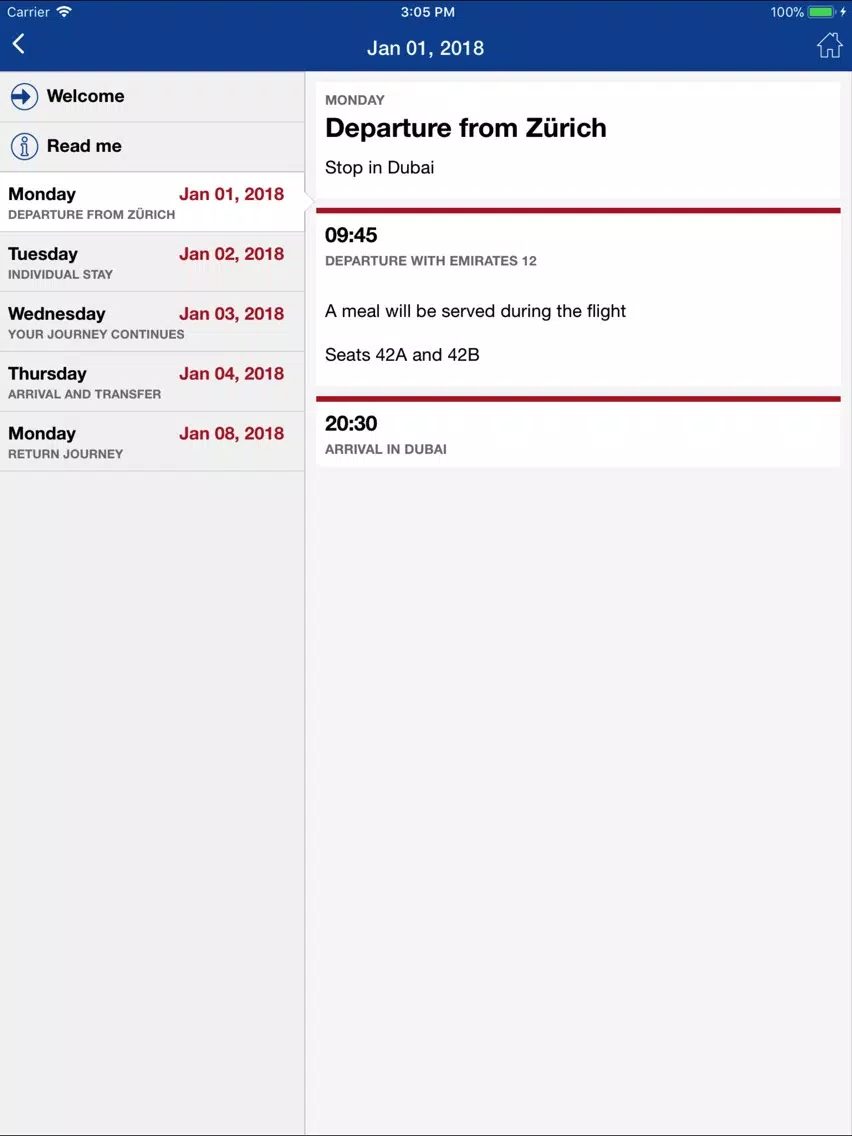 Zrzuty ekranu CBT Holidays iPad 