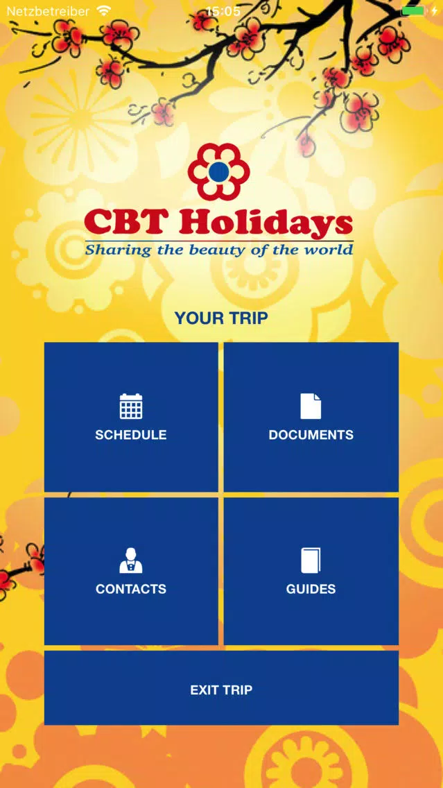Zrzuty ekranu CBT Holidays