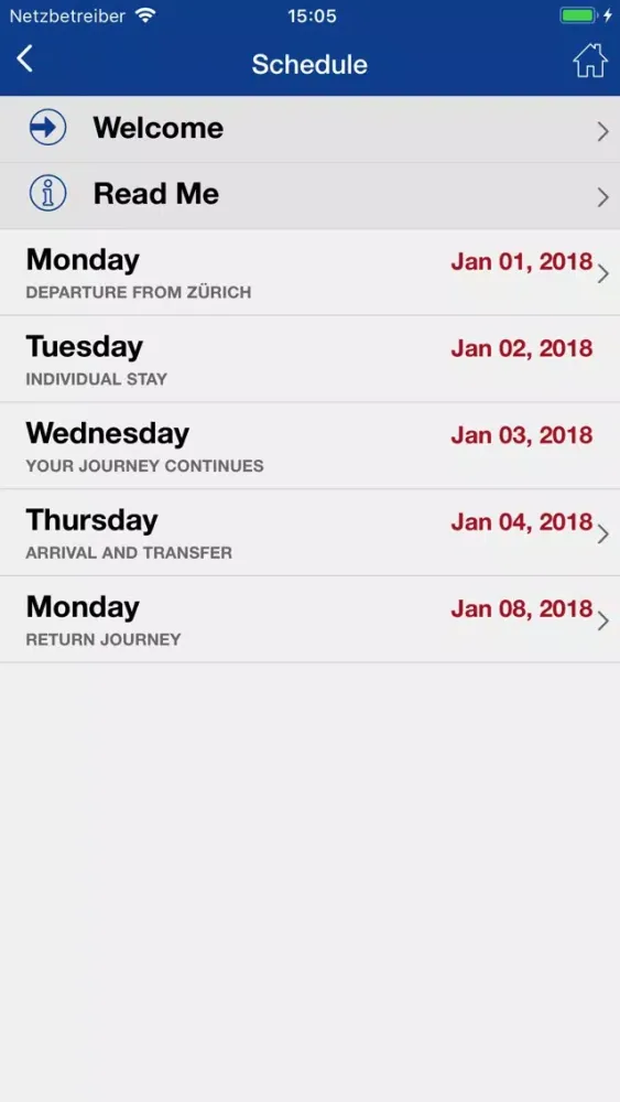 ภาพหน้าจอของ CBT Holidays