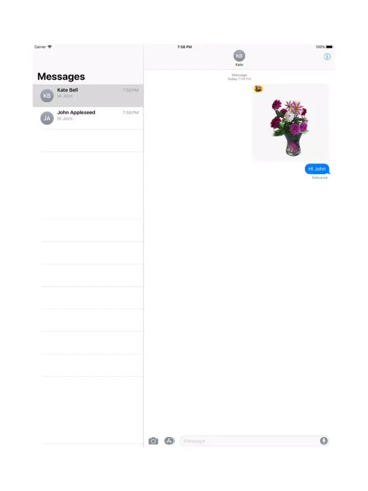 Bouquet Emoji iPad  Screenshots