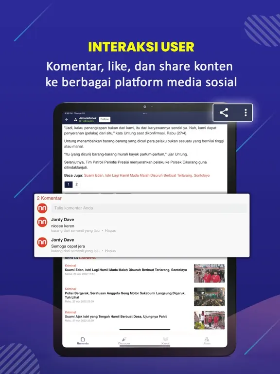 JPNN.com - Berita Terkini iPad  Screenshots