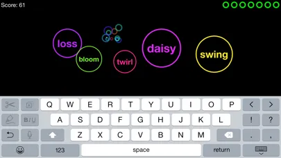 Word Burst Typing Game スクリーンショット