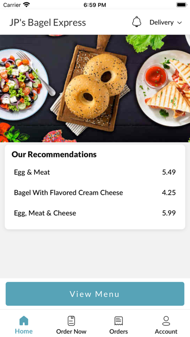 ภาพหน้าจอของ JPs Bagel Express Hoboken