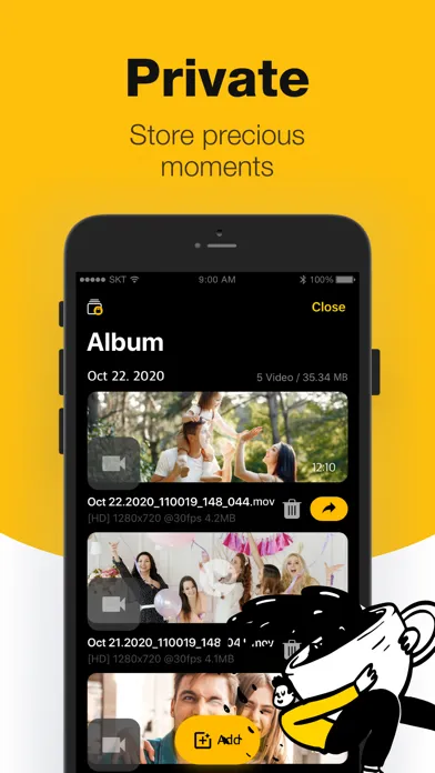 FastCam - Timestamp recorder Screenshots