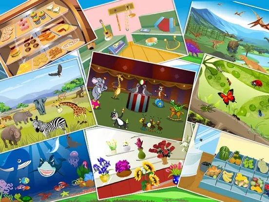 Animal Shape Puzzle- Educational Preschool Games iPad  سکرین شاٹس