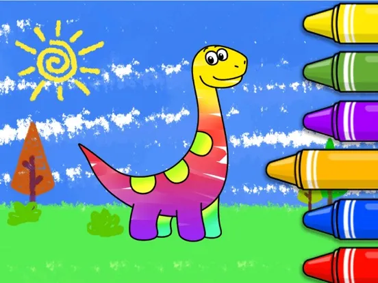 Screenshot di Dino Fun - Games for kids iPad 