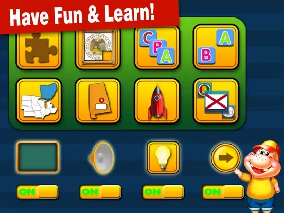 Fifty States and Capitals Game iPad  스크린샷
