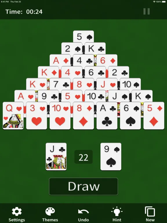 Pyramid Solitaire(Card Game) iPad 應用截圖
