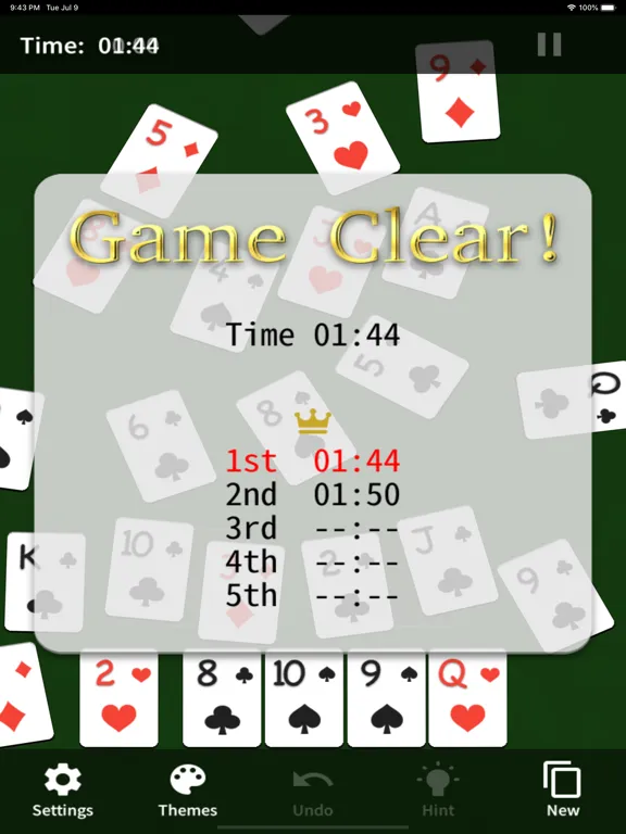 Pyramid Solitaire(Card Game) iPad 應用截圖