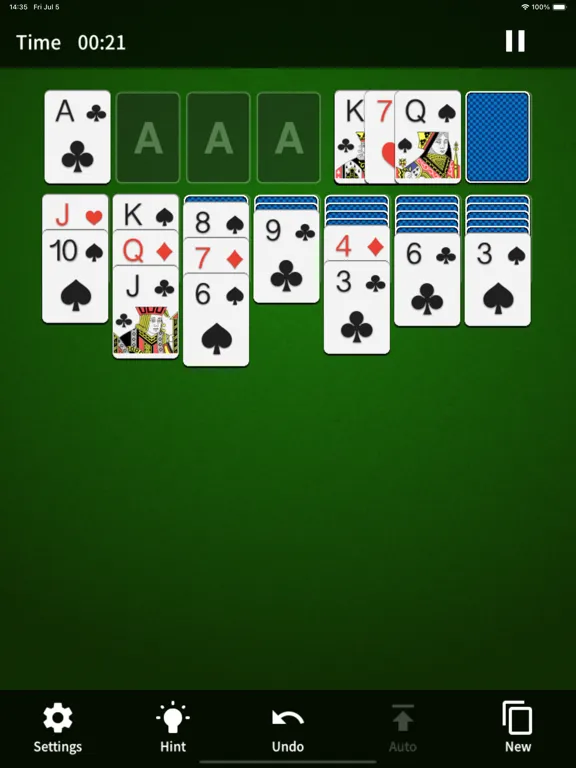 ภาพหน้าจอของ Klondike Solitaire(Card Game) iPad 