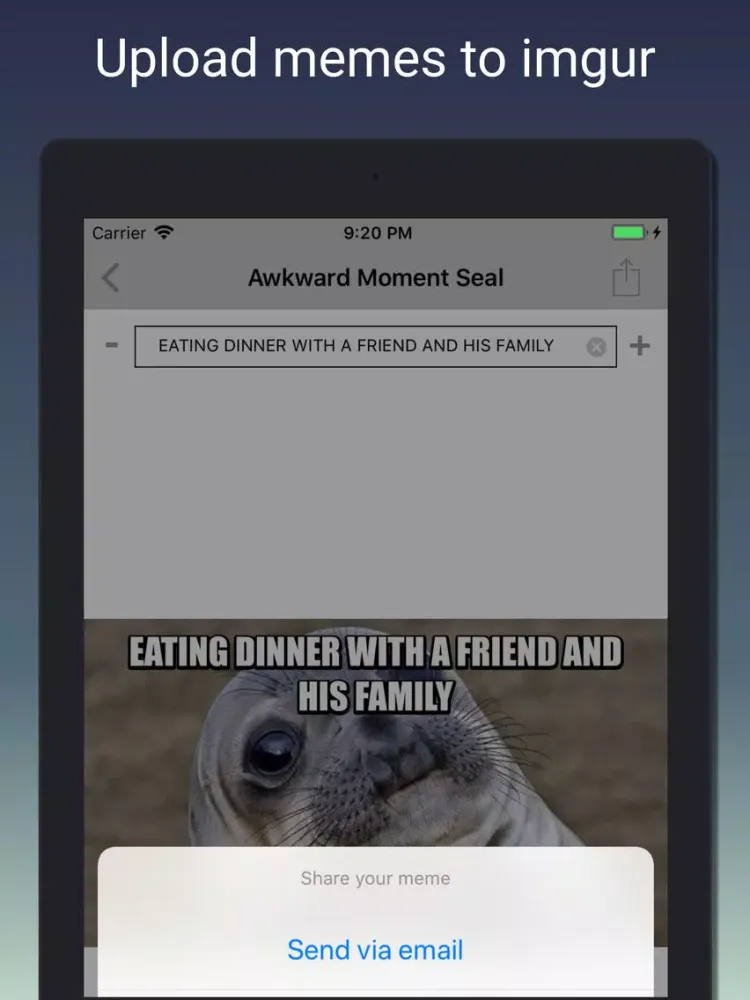 تصاویر EasyMeme Lite - Meme Maker iPad 