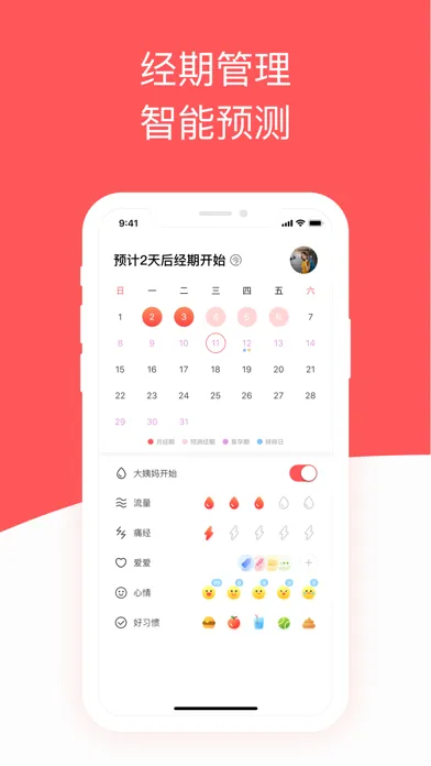 Capturas de pantalla de 西柚大姨妈-月经期备孕怀孕助手简洁版