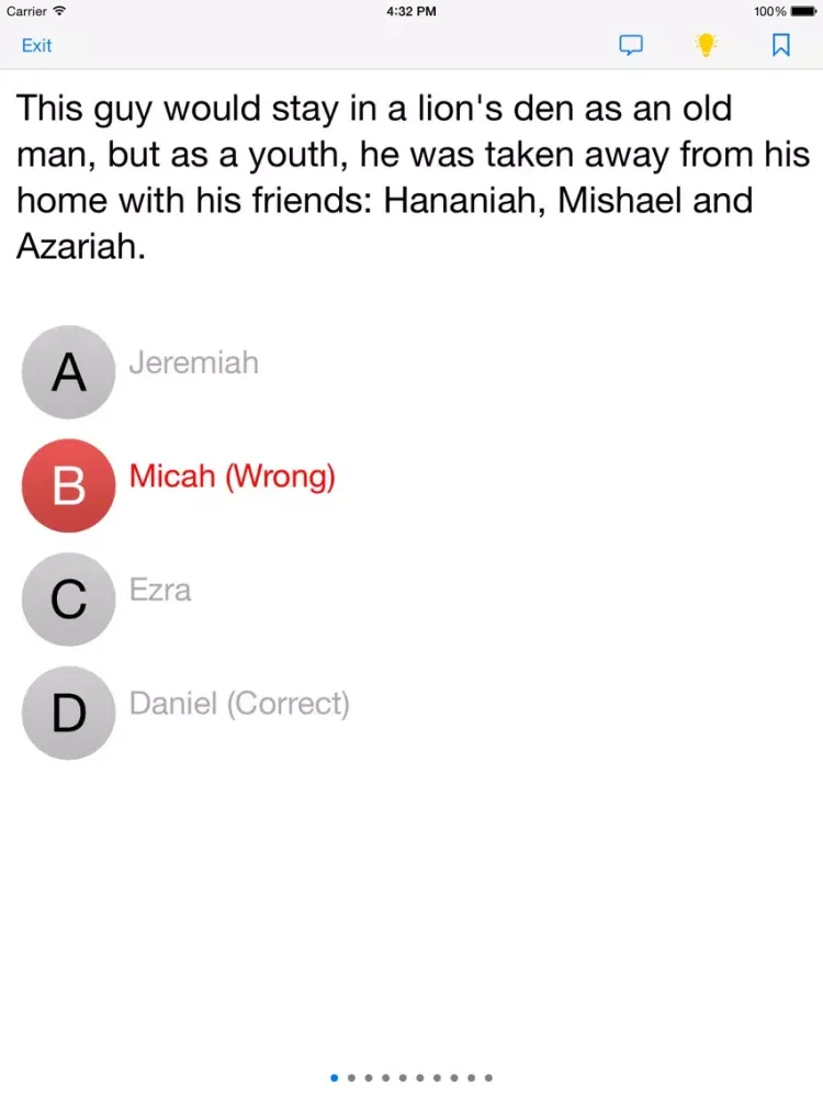 تصاویر Bible Trivia for All iPad 