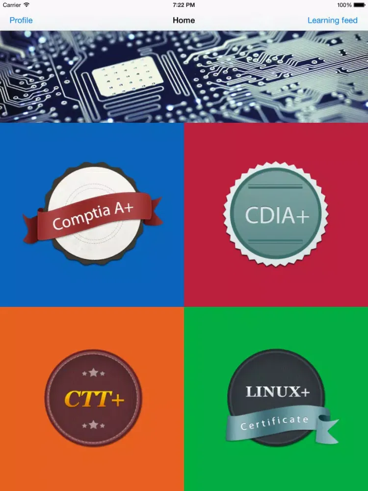 ComptiA Training iPad  Screenshots