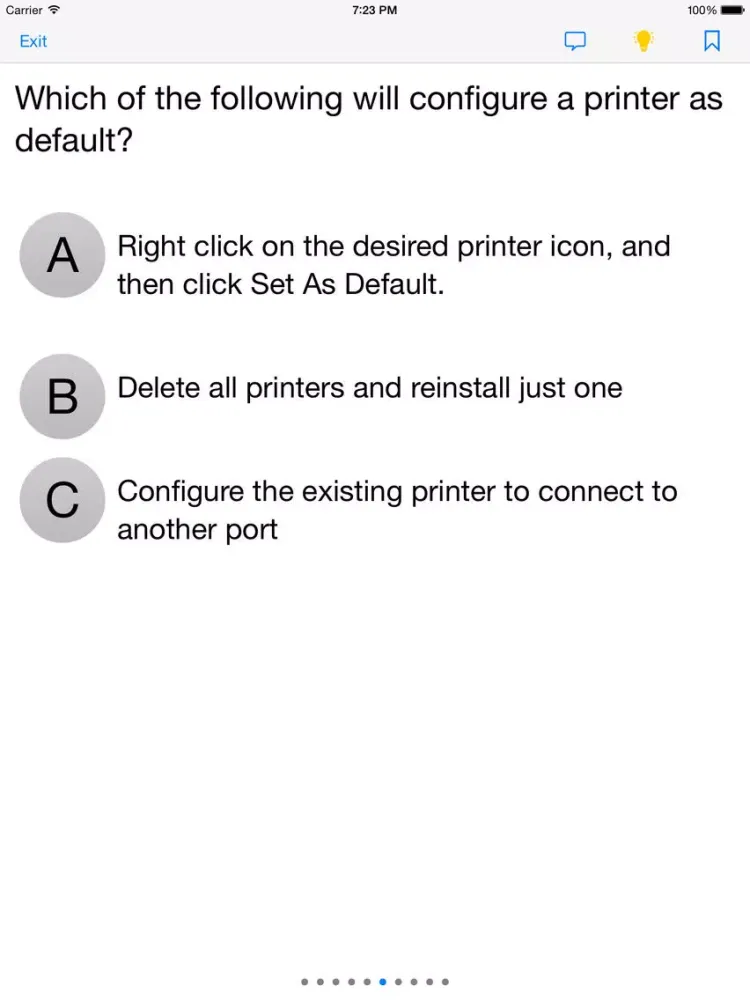ComptiA Training iPad  Screenshots