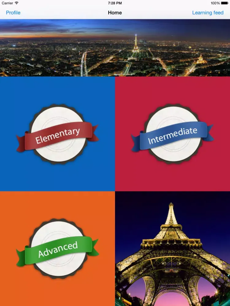 French tests iPad  স্ক্রিনশট
