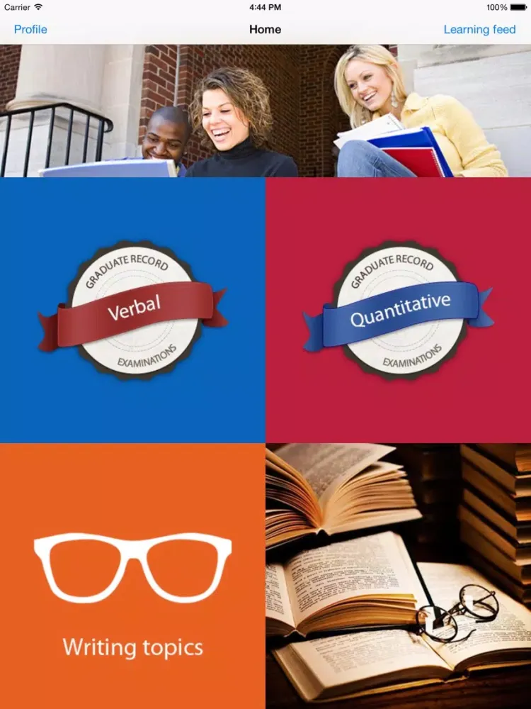 GRE Test Prep iPad  سکرین شاٹس