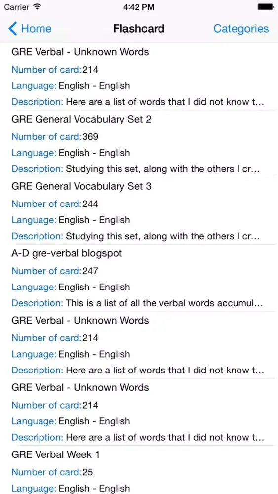 GRE Test Prep سکرین شاٹس