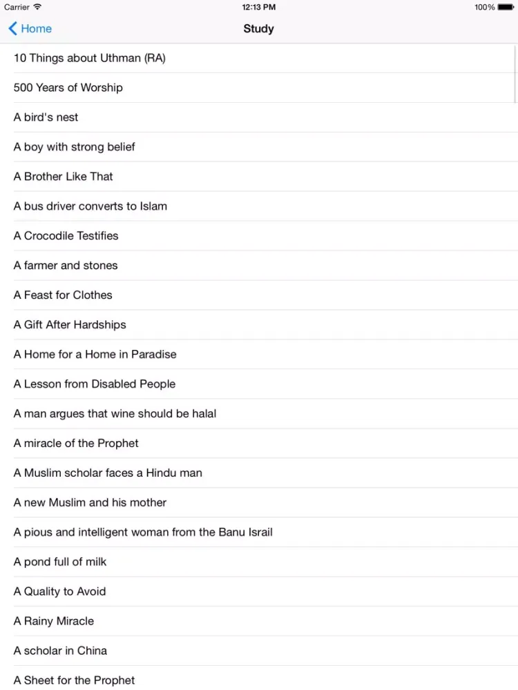 Islamic Quiz Trivia iPad 应用截图