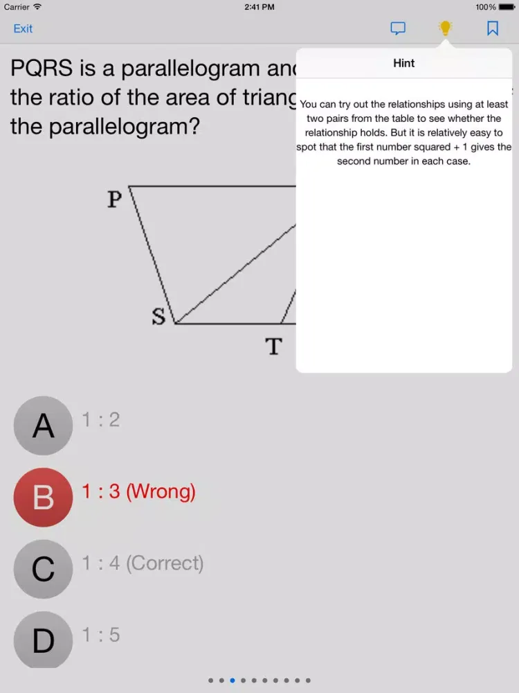 Capturas de pantalla de SAT Tests iPad 