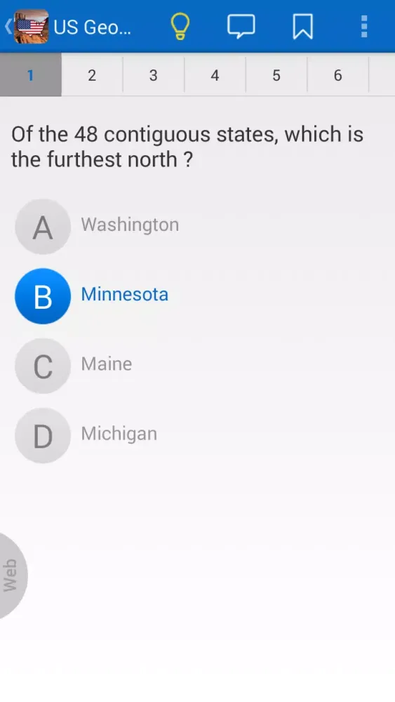 US Geography Quiz स्क्रीनशॉट
