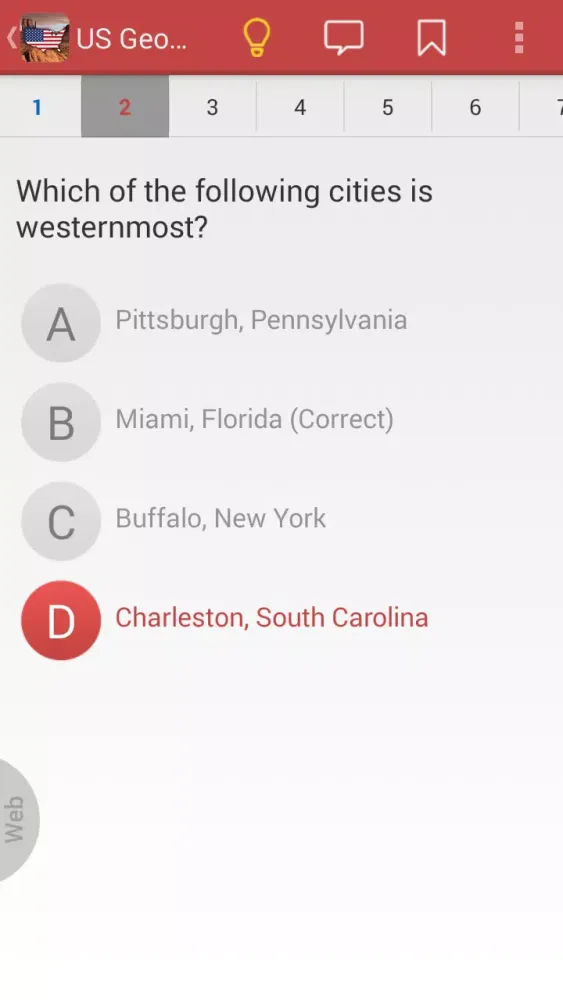 US Geography Quiz स्क्रीनशॉट