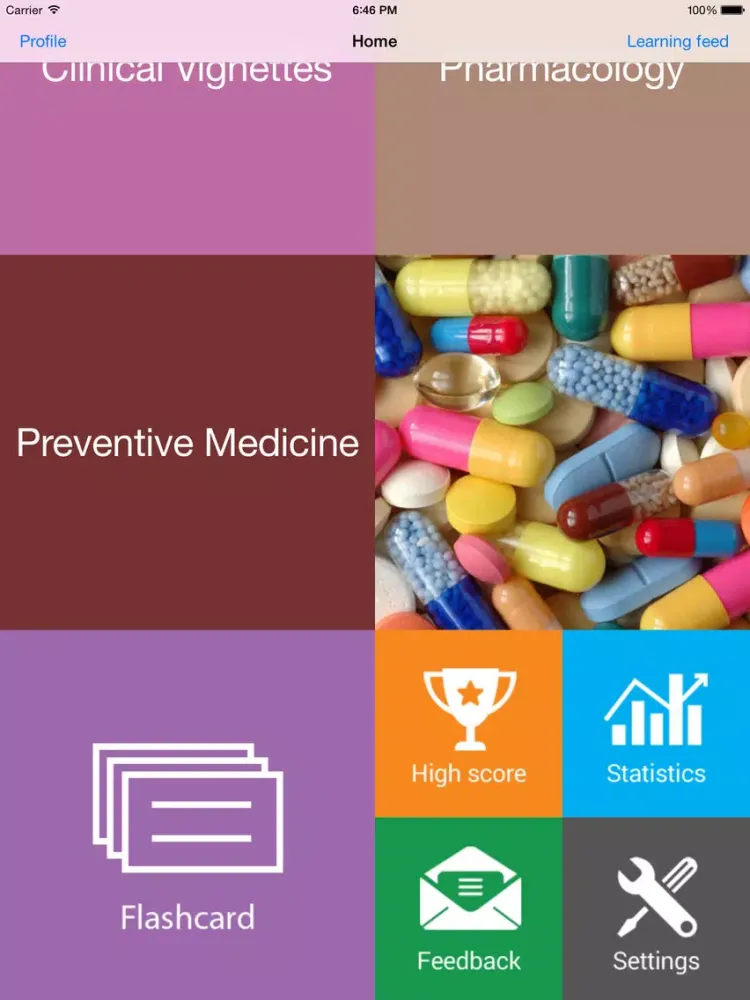 Capturas de pantalla de USMLE Test iPad