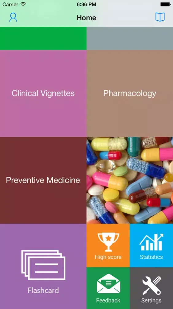 Capturas de pantalla de USMLE Test