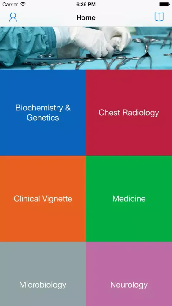 Capturas de pantalla de USMLE Test