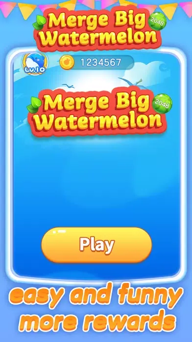 Merge Big Watermelon-2048 Screenshots