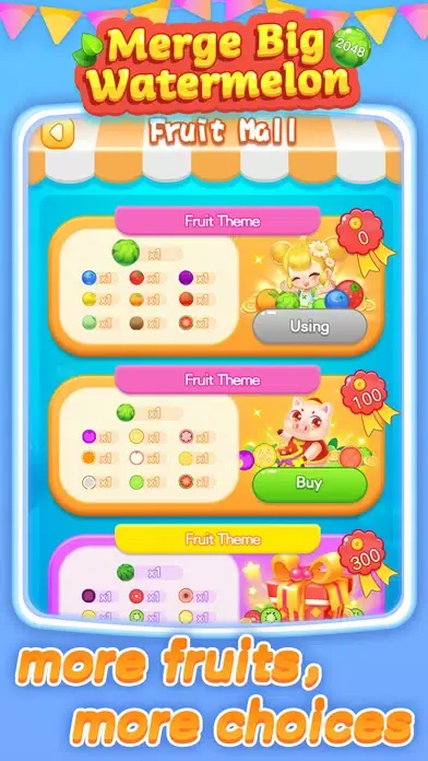 Merge Big Watermelon-2048 Screenshots