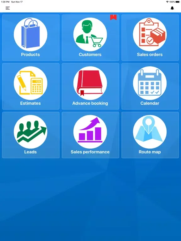 Tangkapan skrin Sales App - FMCG/ FMG iPad 