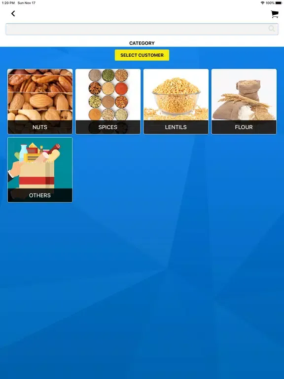 Tangkapan skrin Sales App - FMCG/ FMG iPad 