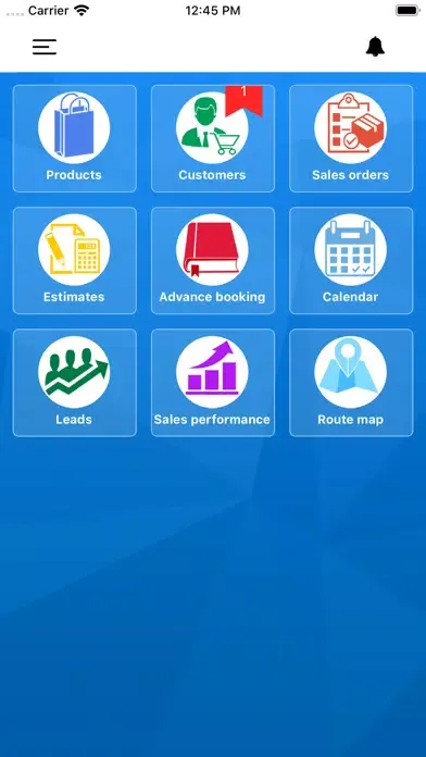 Tangkapan skrin Sales App - FMCG/ FMG