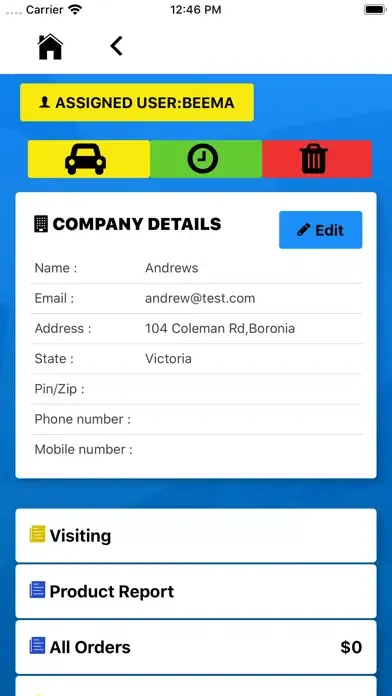 Tangkapan skrin Sales App - FMCG/ FMG