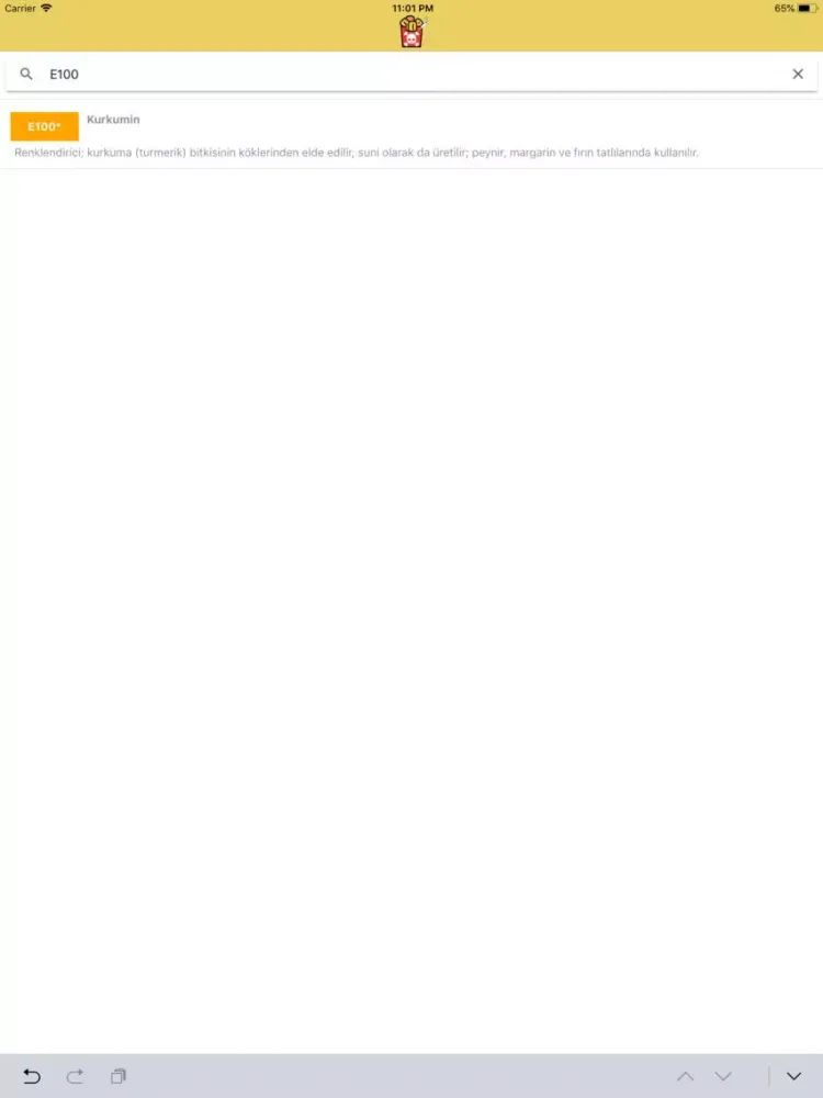 Tangkapan skrin E Code - Additive Material iPad 