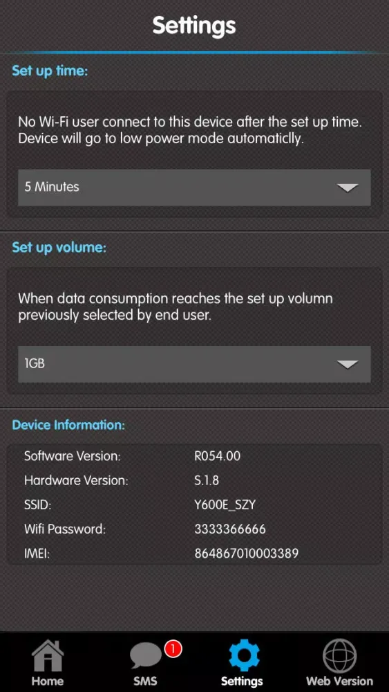 Скриншоты ALCATEL onetouch Smart Link