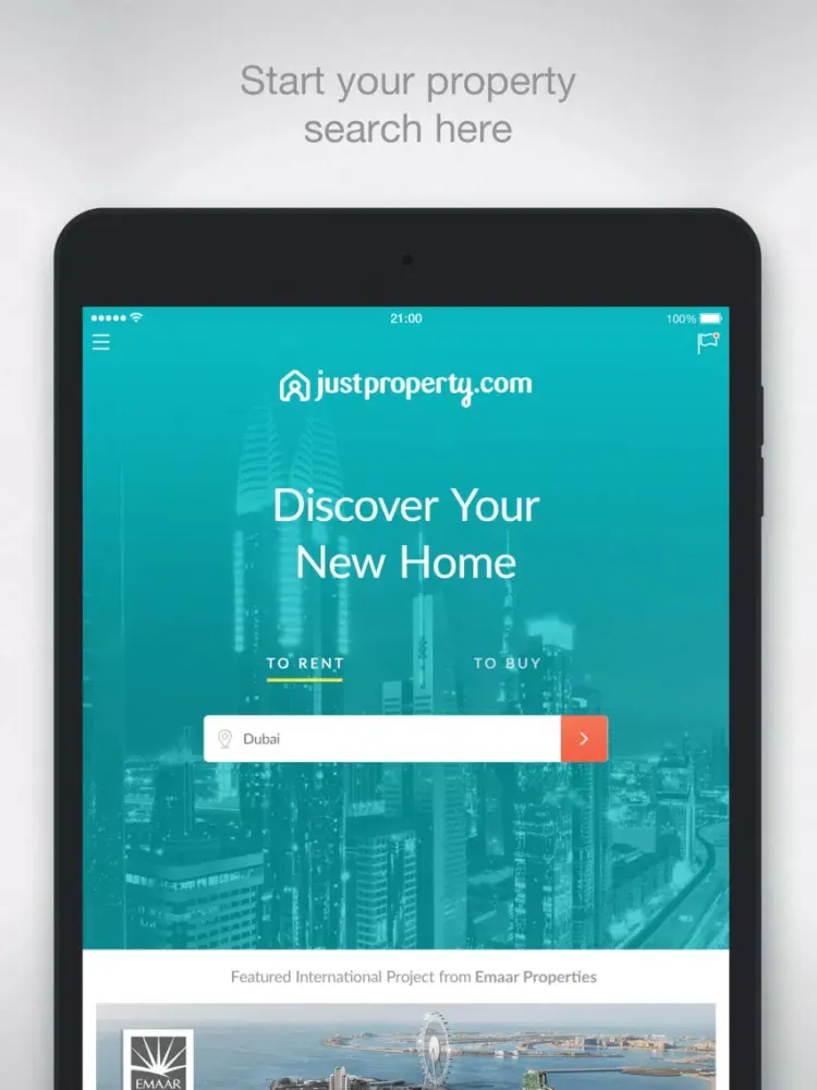 Capturas de pantalla de JustProperty - Properties for Rent and Sale iPad 