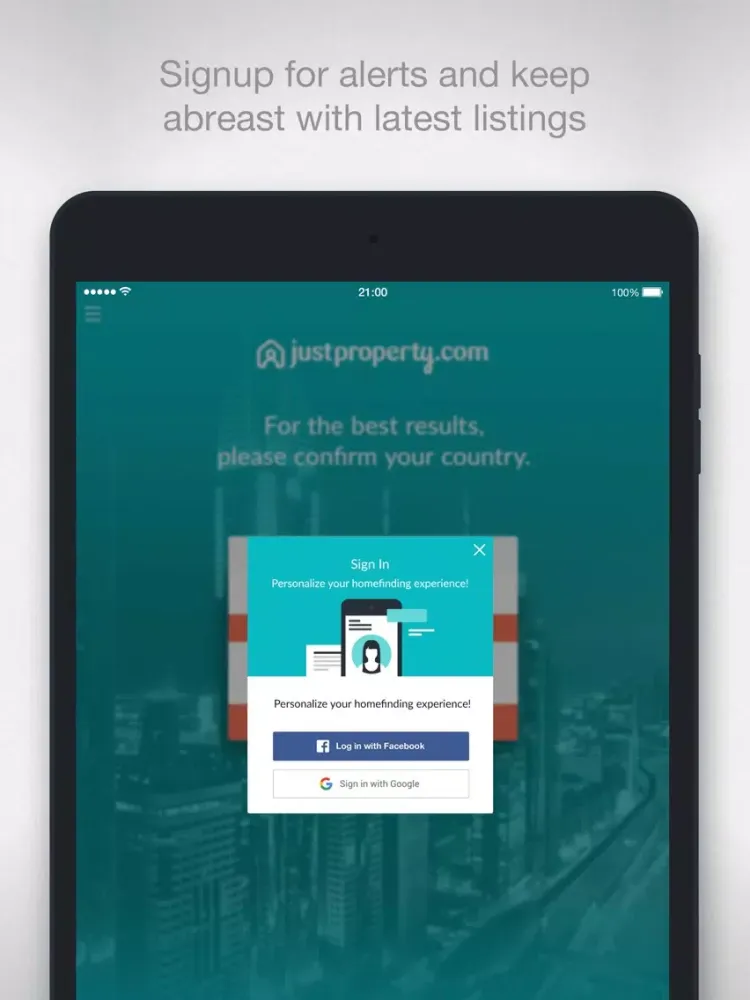 Capturas de pantalla de JustProperty - Properties for Rent and Sale iPad 