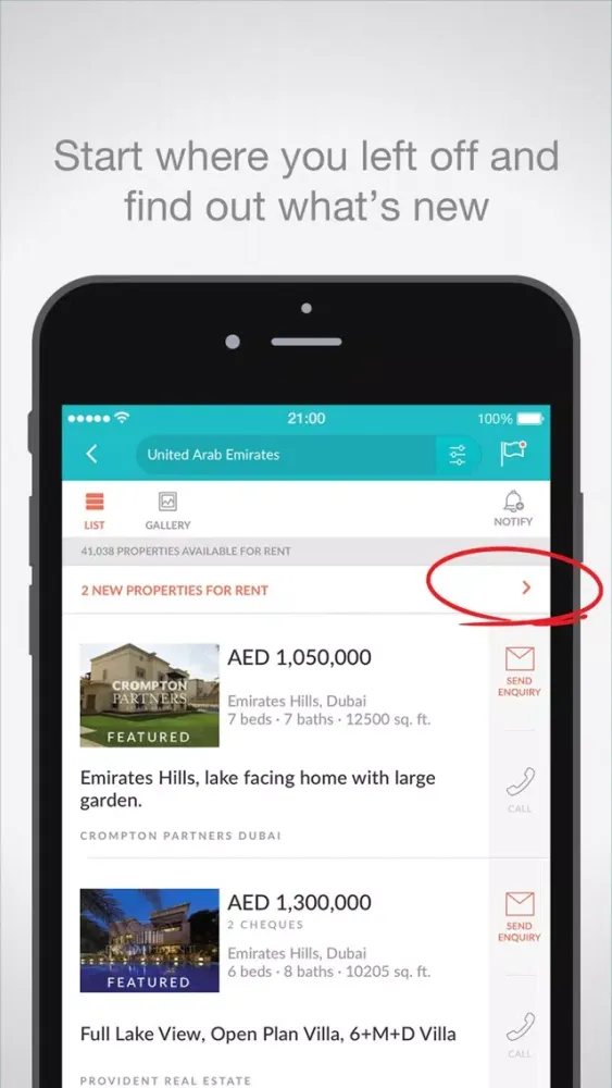 Capturas de pantalla de JustProperty - Properties for Rent and Sale