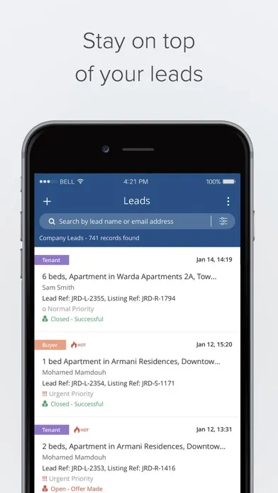 Propspace Real Estate CRM 스크린샷