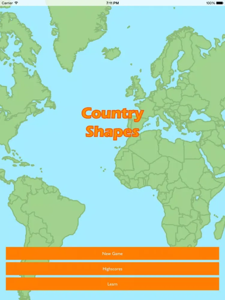 Captures d'écran de Country Shapes iPad 
