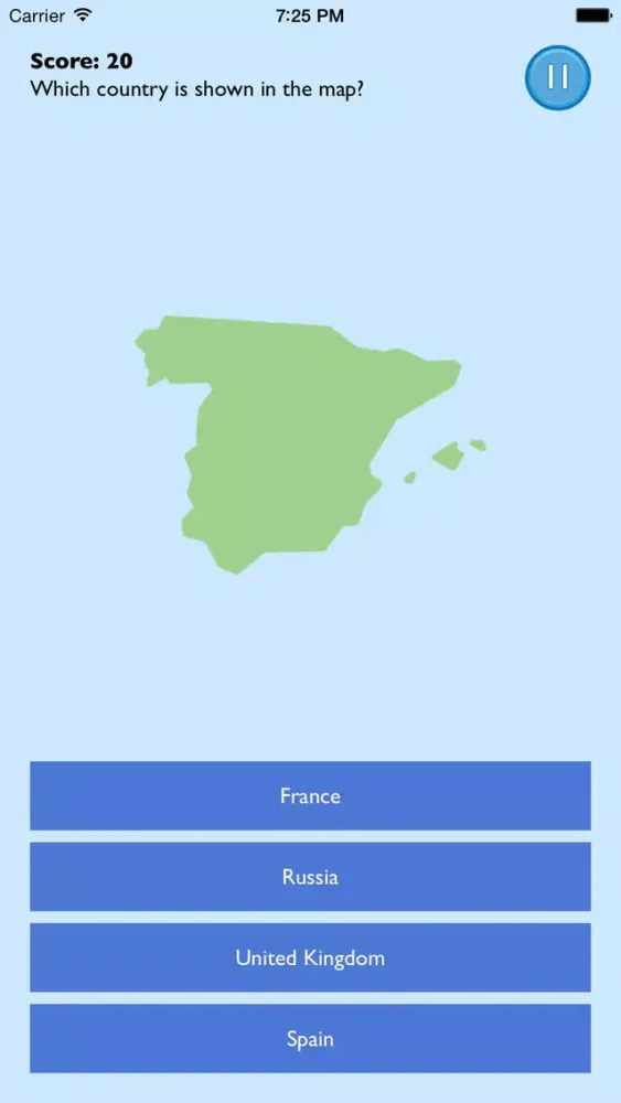 Captures d'écran de Country Shapes