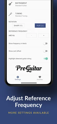 Pro Guitar Tuner 스크린샷