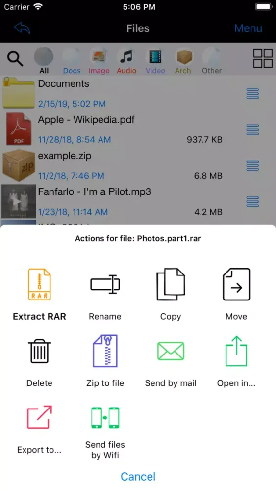 Captures d'écran de USB Flash Drive Lite