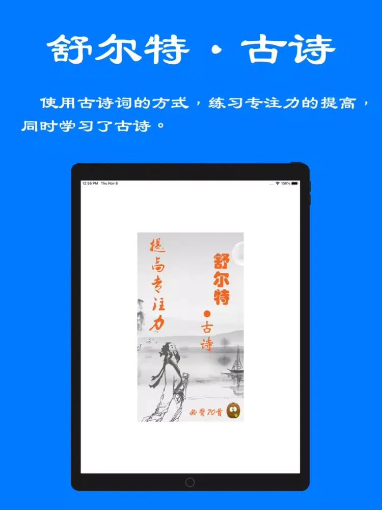 تصاویر 舒尔特·古诗 iPad 