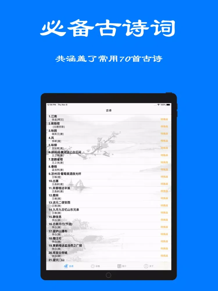 تصاویر 舒尔特·古诗 iPad 